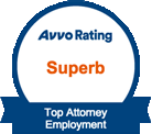 Avvo Rating Superb Top Attorney Employment