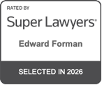 Rated By Super Lawyers Edward Forman Selected in 2026